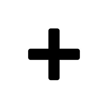 Pluszeichen Icon, Vektorgrafik