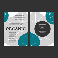 Organic food banner