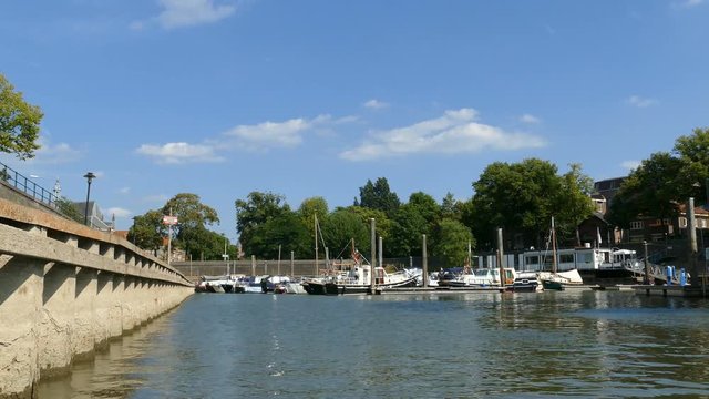 The marina of Zutphen on the river IJssel