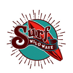 Summer time surf vector