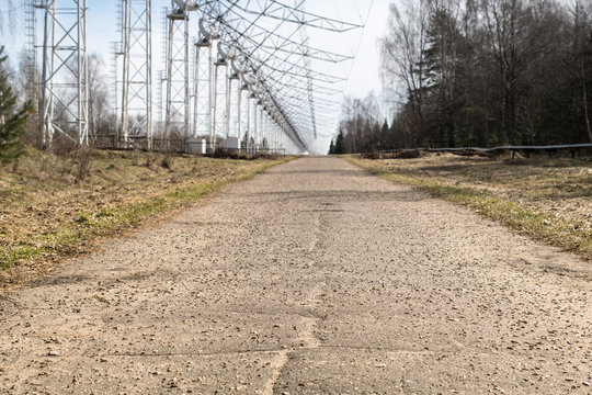 Antennas in Pushchino Observatory, Moscow Region, Russia