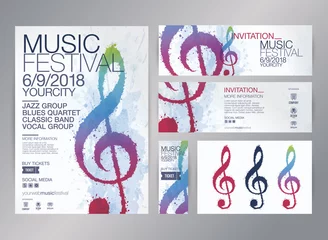  Idea of designs for music events. © Ografica