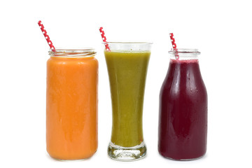 different fresh smoothies