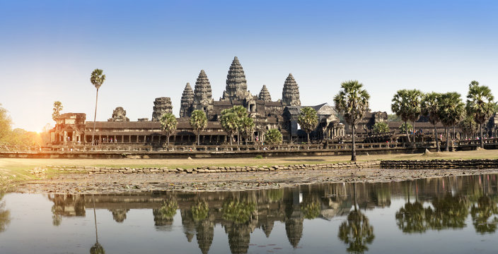 Angkor Wat Temple, Siem reap, Cambodia...