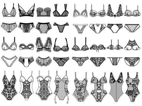 Sketch Bra Stock Illustrations, Cliparts and Royalty Free Sketch