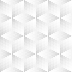 Seamless Monochrome Pattern. Grungy Geometric Shapes Tiling.