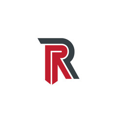 Initial Letter R Isolated Design Logo