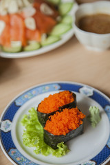 Tobiko Sushi japanese food 