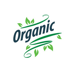 Obraz premium vector logo organic