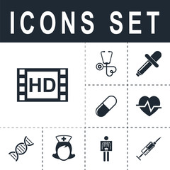 HD movie icon