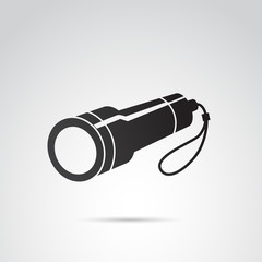 Flashlight vector icon.