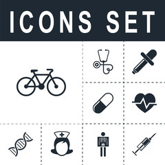 icon bicycle profile
