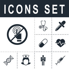 Fototapeta premium icon do not touch