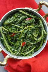 Cavolo nero (black Italian cabbage  or tuscan kale)