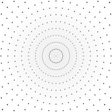 Round texture with dotted elements