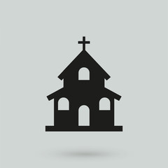 church icon vector