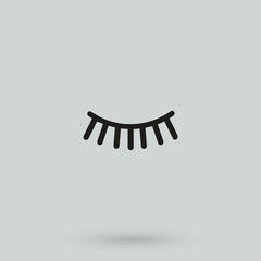 eyelash icon vector