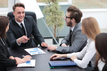 Business people. Business team working on their business project