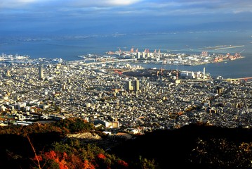 Obraz premium 摩耶山からの夜景