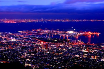 摩耶山からの夜景