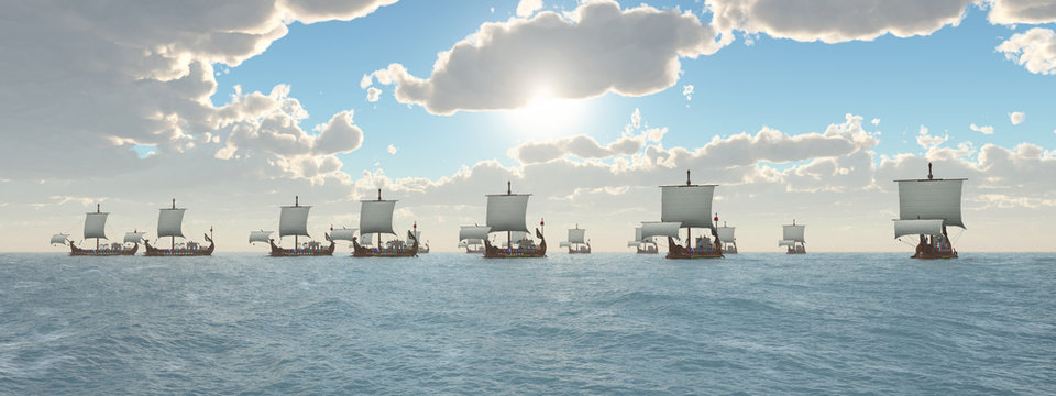 Antike römische Kriegsschiffe