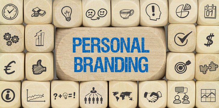 Personal Branding / W&uuml;rfel mit Symbole
