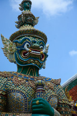 Fototapeta na wymiar Grand Palace Temple in Bangkok, Thailand 