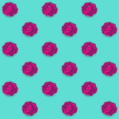 Obraz premium Seamless floral pattern with roses