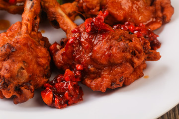 Chicken lollipops