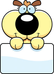 Cartoon Puppy Dog Sign