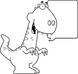 Talking Cartoon Velociraptor
