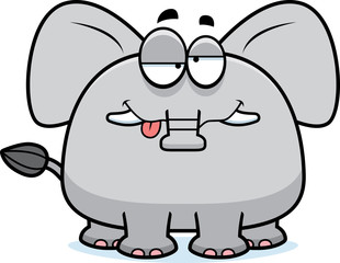 Drunk Cartoon Elephant