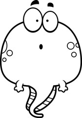 Surprised Cartoon Tadpole