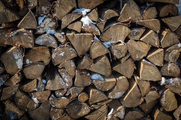 background of firewood