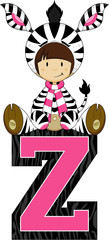 Z is for Zebra Girl 
