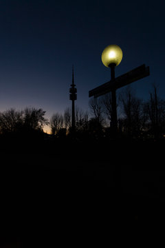 1972 Olympic Tower (Olympiaturm), Munich, Bavaria, Germany