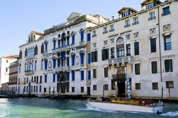 Panorama del Canal Grande di Venezia - Italia