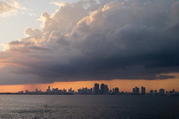 Sunset In Miami