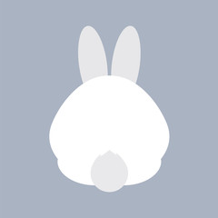 Fototapeta premium Ilustracja wektorowa dołu królika