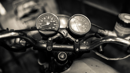 Fototapeta na wymiar Motorcycle Speedometer