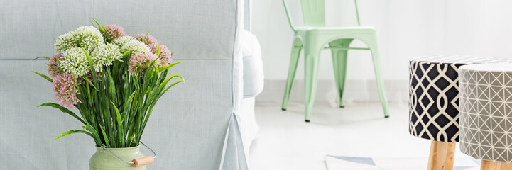 Fresh flower in living room