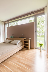Modern and stylish bedroom area
