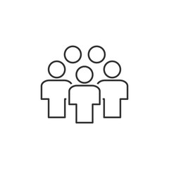 People Icon work group Team Vector