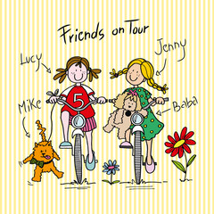 Friends on tour