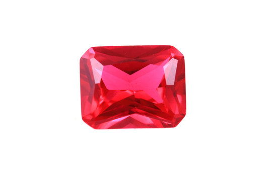 Ruby Mineral Isolated