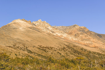 Patagonia Mountain Landscape Scene, Aisen Chile