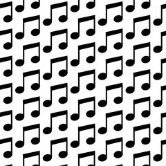 Music Note Icon pattern background