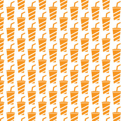 Soft drink icon pattern background