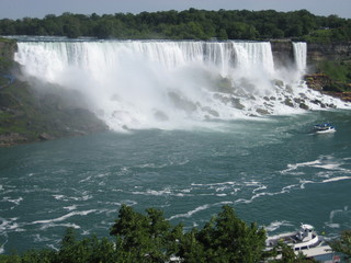 view, scenery, travel, water, village, clouds, coast, beach, niagara, falls