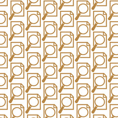 Pattern background Document Magnifying Glass Icon